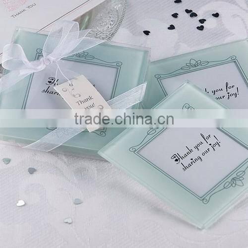 Wholesale glass table coaster
