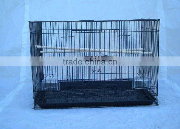 CASE OF 6 Bird AVIARY BREEDING BIRD CAGE Flight Bird Cage by Size 24x16x16 Inches - BLACK Color