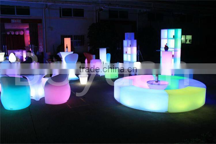 Lighting new product LED rectangle table use for outdoor
