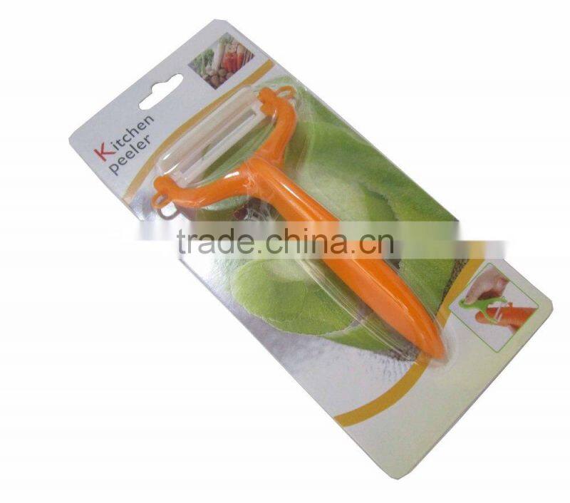 Kitchen Tools Orange Color Handle Melon Peeler