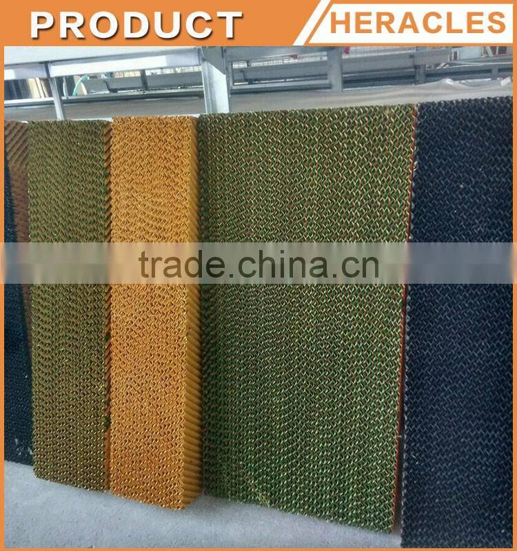 Heracles high quality greenhouse poultry 7090 honeycomb evaporative cooling pad