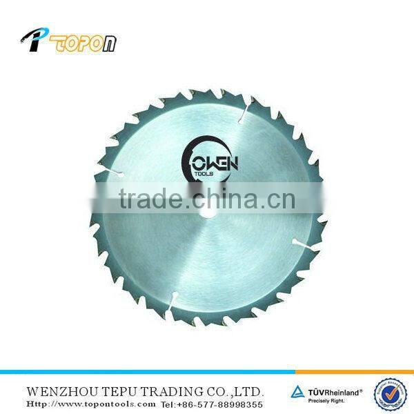T.C.T RIPPING SAW BLADES WITH ANTI-KICK BACK DESIGN
