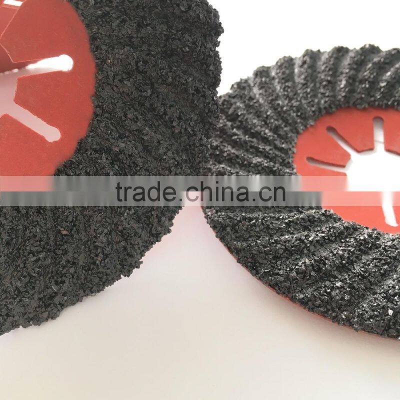 4" 100MM Semiflex Grinding Disc Wheel Abrasive Silicon Carbide Aluminium Oxide Sanding Fibre disc Resin Sand Wheel