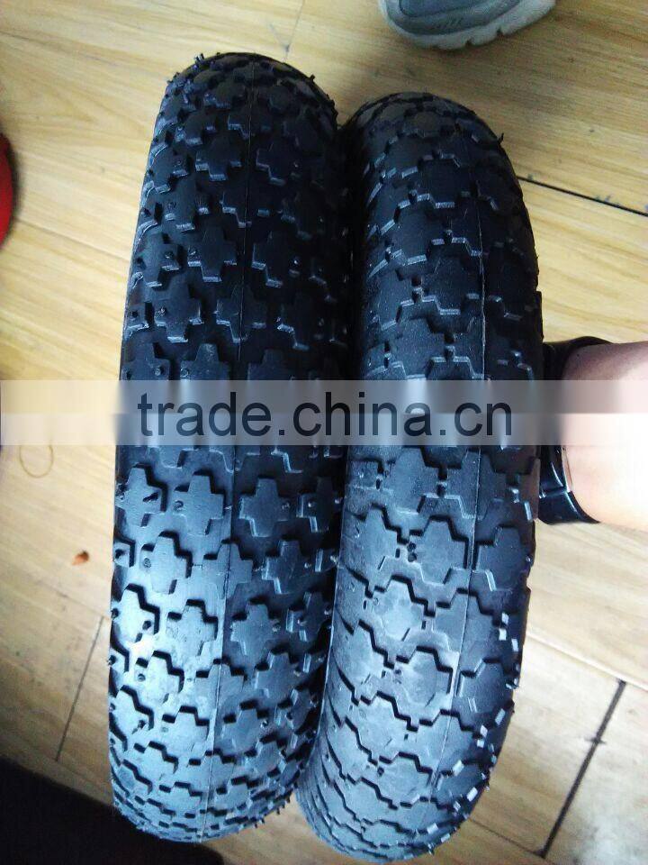 Diamond pattern wheelbarrow tyre 4.80/4.00-8