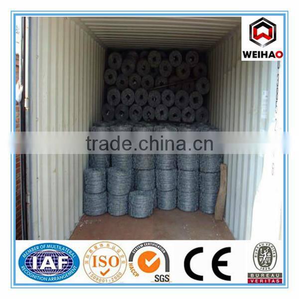 Anping Wei hao provide galvanized barbed wire/PVC barbed wire/barbed wire for sale