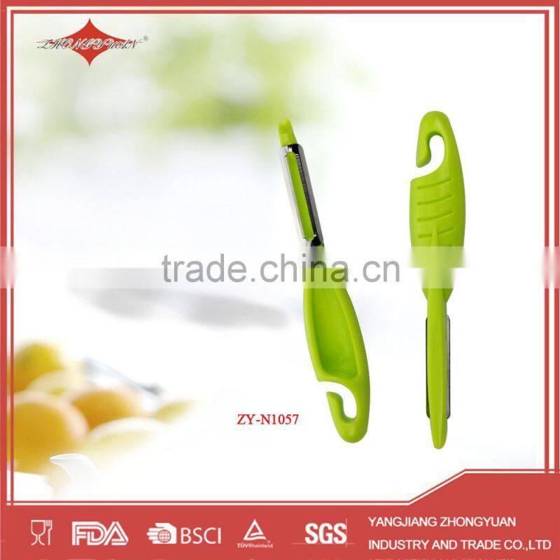 Fancy Y shape ceramic vegetable peeler with plastic handle