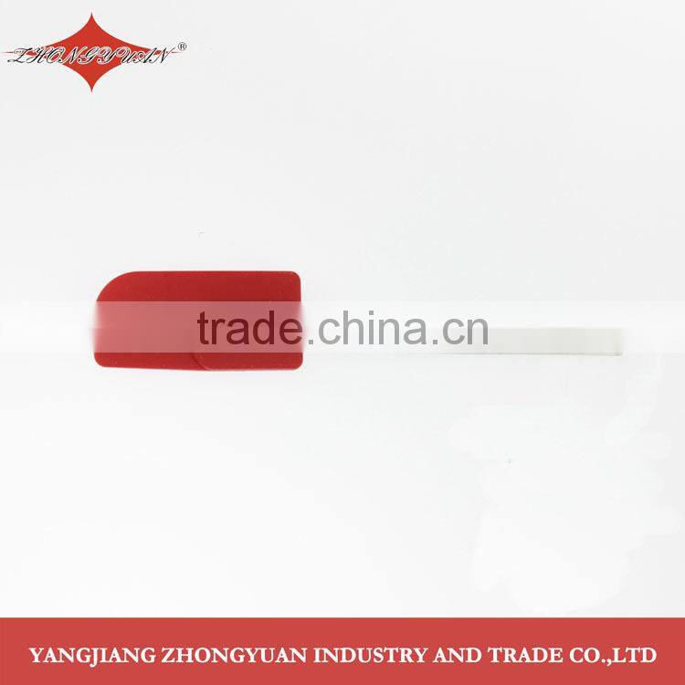 Chef's good hlper baking tools silicone scraper with stainless steel handle