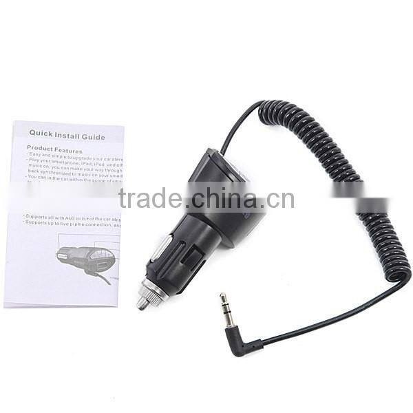 Bluetooth Audio Receiver with car charger Hands free Calling mp3 stereo speaker