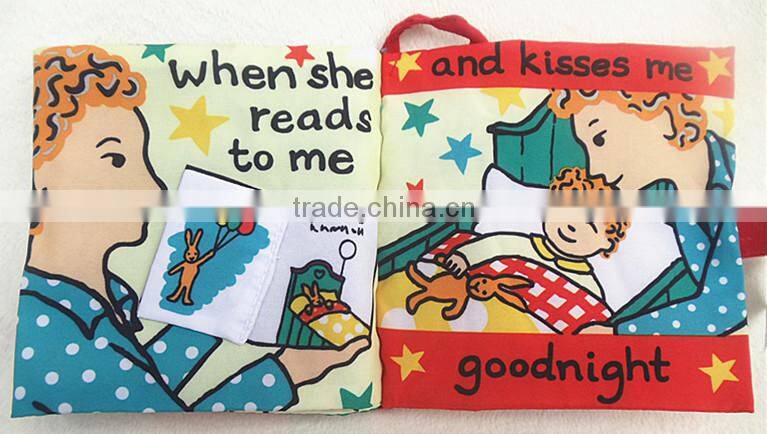Hot Intelligence Development Baby kids Educational Cloth Books Soft Series Colorful Fabric Kid Learning Book