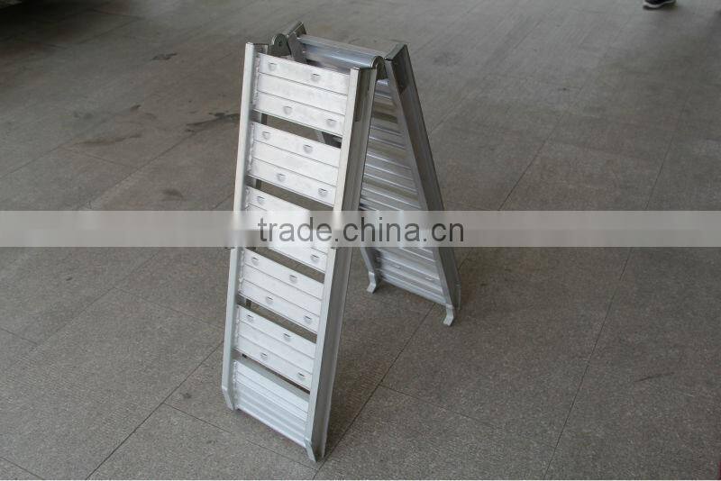 Folding Aluminum Ramp With 250kg/pc Capacity For Motorcycle/Car