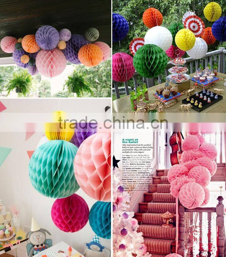 Party Decoration 10 Inch Paper Craft Honeycomb Ball wholesale