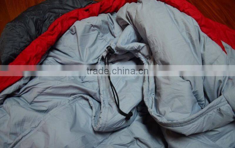 Sleeping bag manufacturer filled with feather down sleeping bag