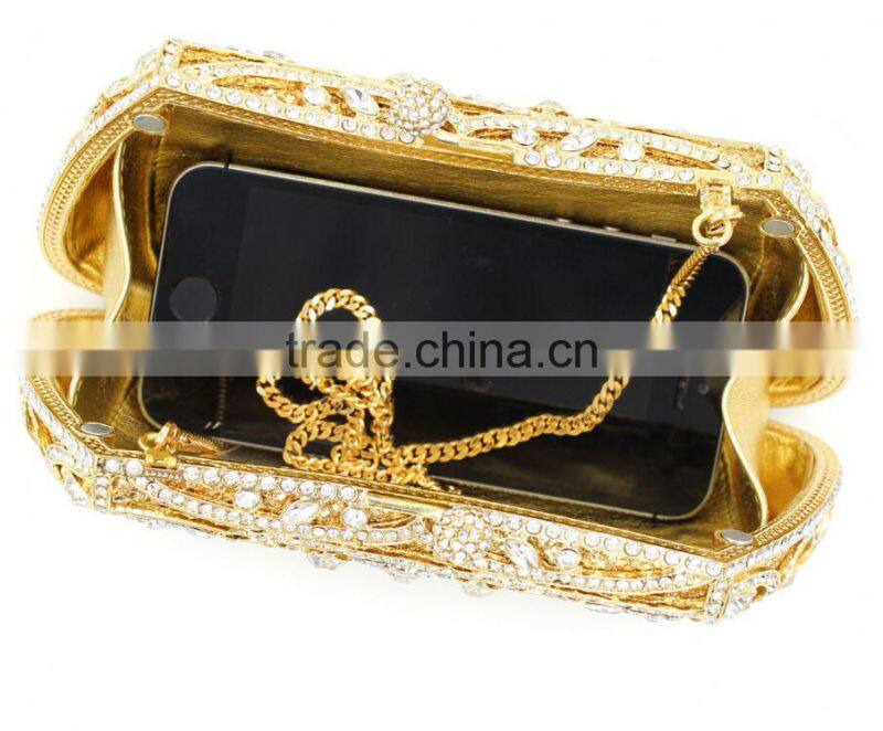 luxurious crystal evening bag
