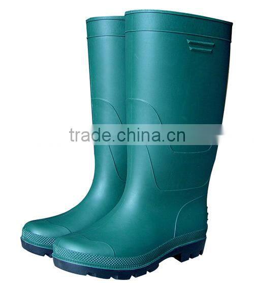 durable working pvc safety boots manufactuer