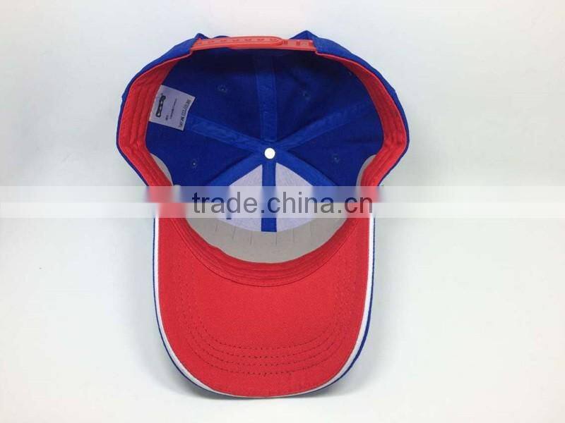 Custom 100% Cotton Baseball Cap with embroidery patch