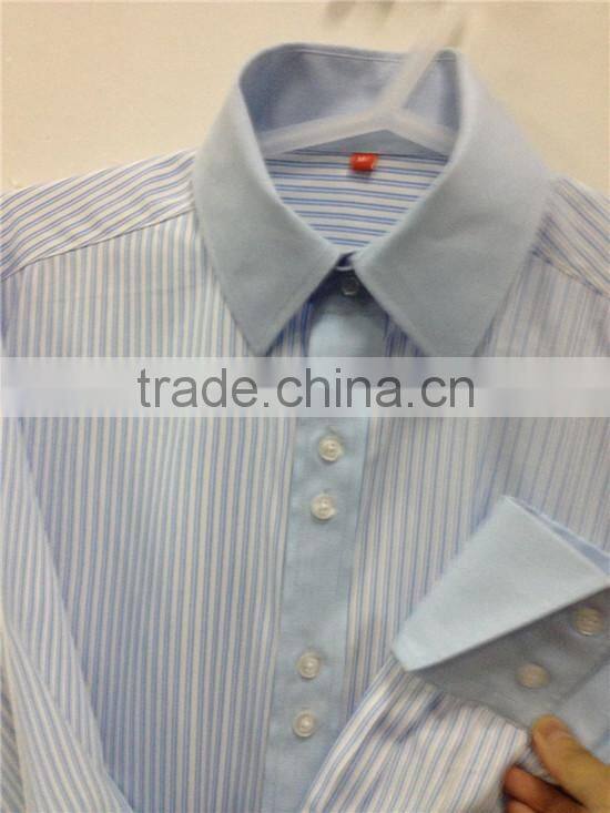Mens high collar contrast collar cuff fashion new designs shirts