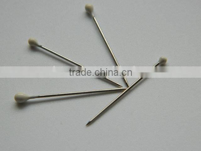 copper white head pin no nickel , metal shirt package, metal pin