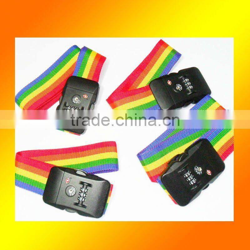 fabric luggage belt, TSA approved custom-recognised