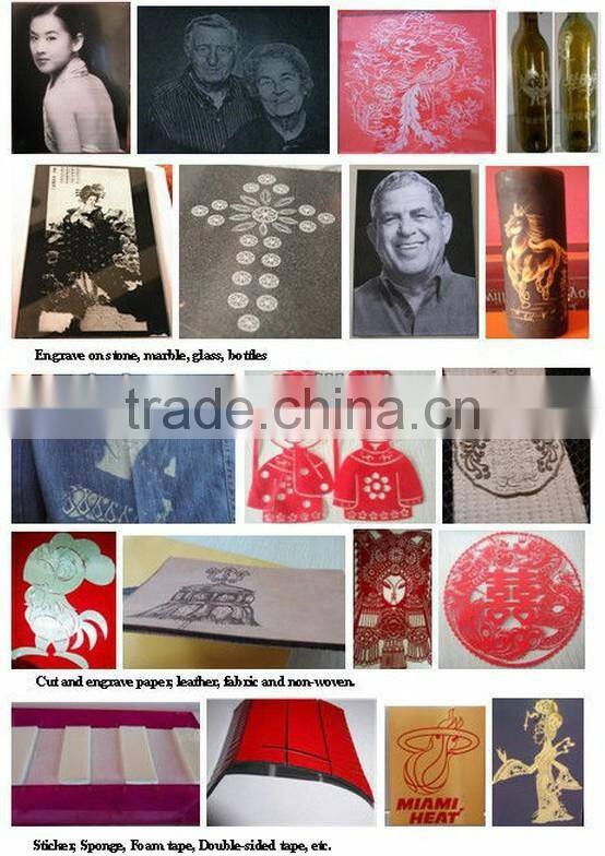 PVC acrylic board co2 laser cutting machine with most popular