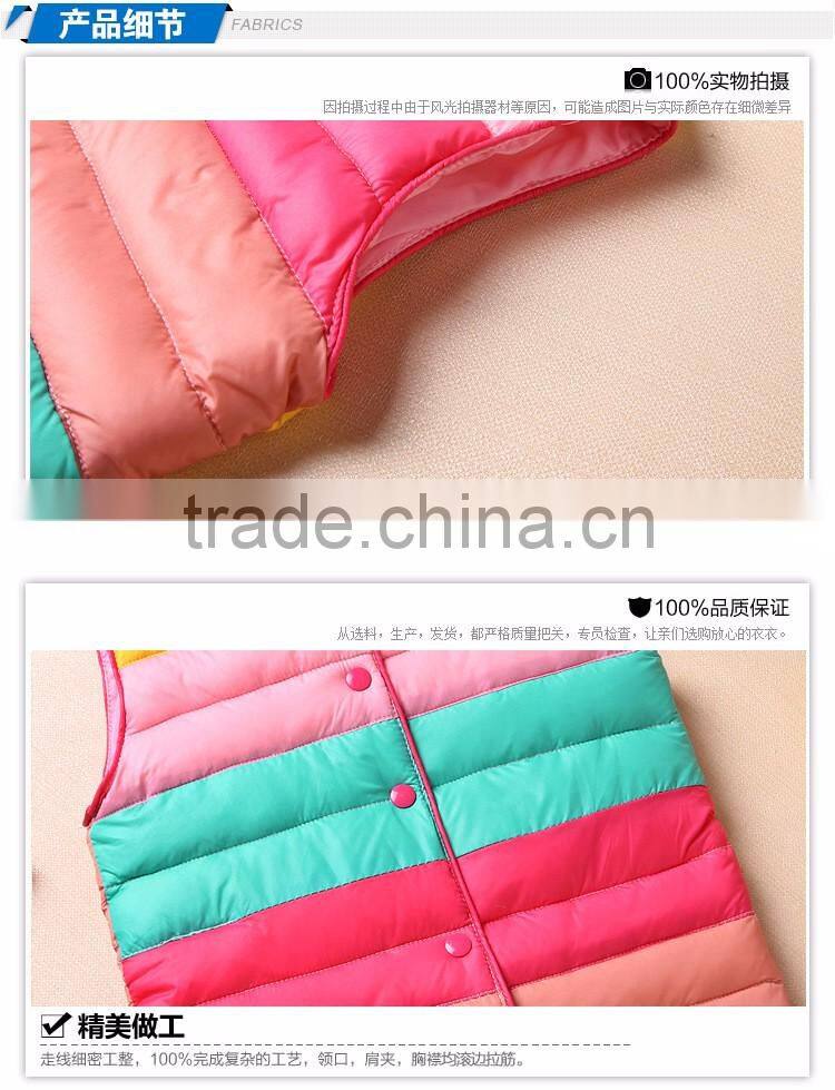 Baby cloting baby vest winter cotton dress child baby down jacket OEM