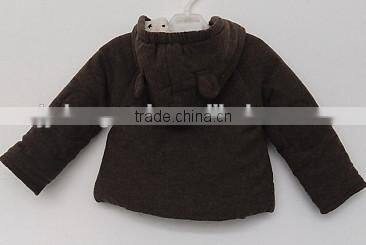2016 kids brown winter cotton padded