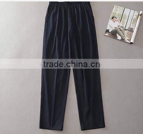 Summer new old dad jeans straight loose casual pants for men's trousers thin plus size pants of household