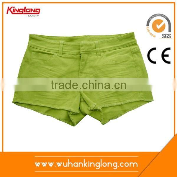 Cheap wholesale cargo women shorts washed fashion shorts high waist denim shorts