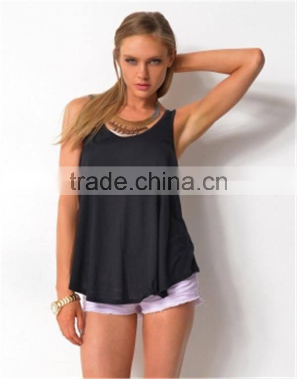 Wholesale Open Side Tank Top Loose Fit Crop Tops