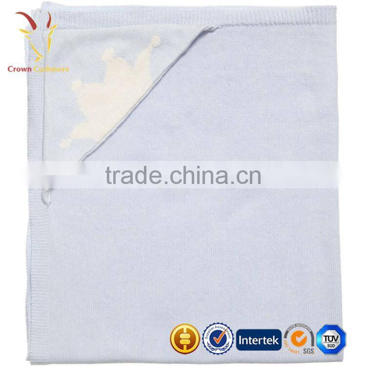 Cashmere Leaping Lambs Baby Blanket