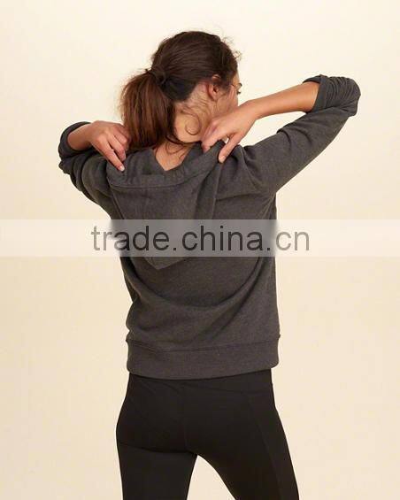 Oem Factory Blank 100% Cotton 200 Gsm Plain Custom Fashion Girls Hoodies