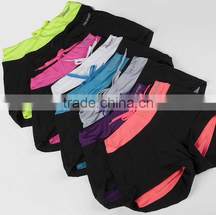 China wholesale new sport running ladies shorts for summer