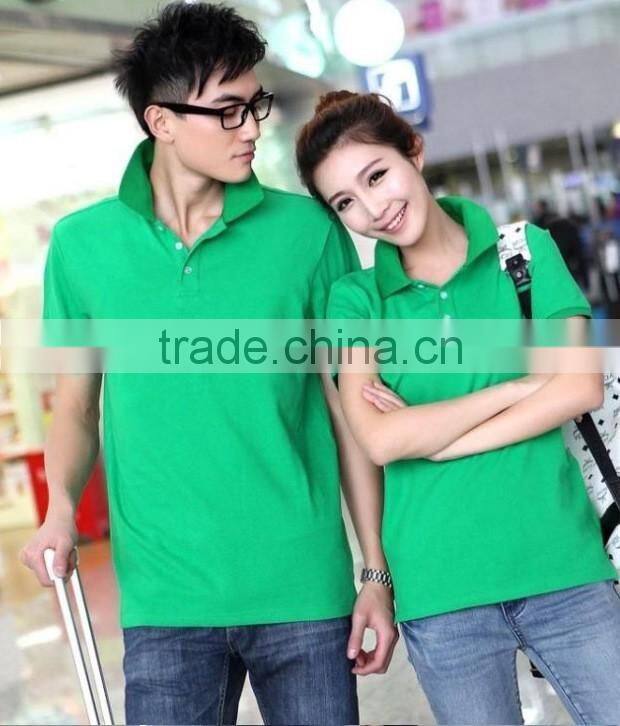 high quality cheap customized unisex's polo T-shirt