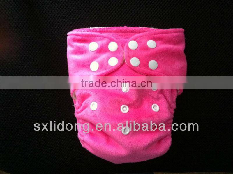 soft minky baby cloth nappy