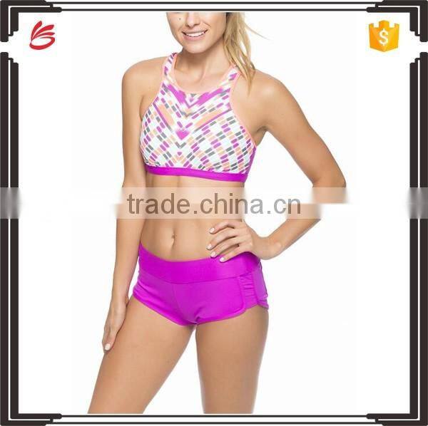 High quality women yoga and fitness spandex fitness wear