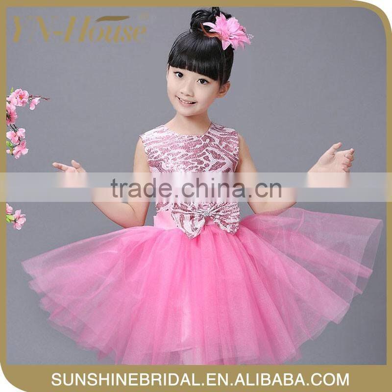 organza princess flower girl dresses for farewell party