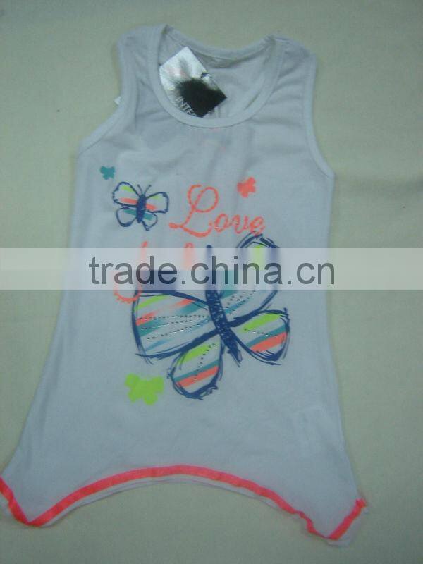 SHINNY POPULAR GIRL T-SHIRT WITH NEW DESIGN IN 2014