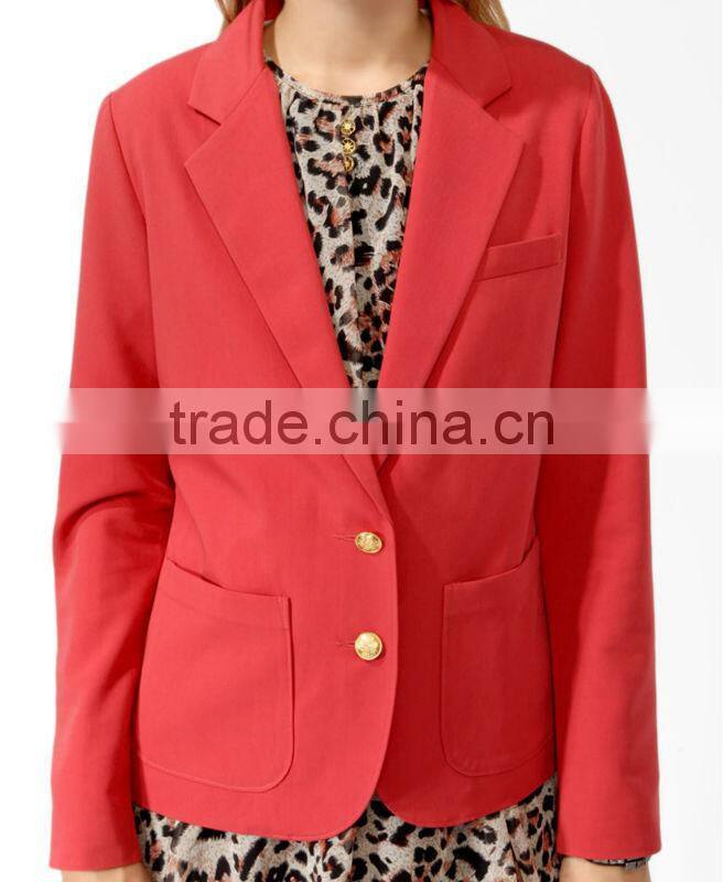 Women's Notched Lapel Blazer