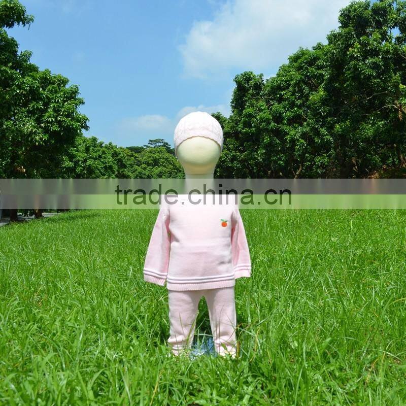 Latest Hot 100% Cotton Best Feeling Kids Sweater Set