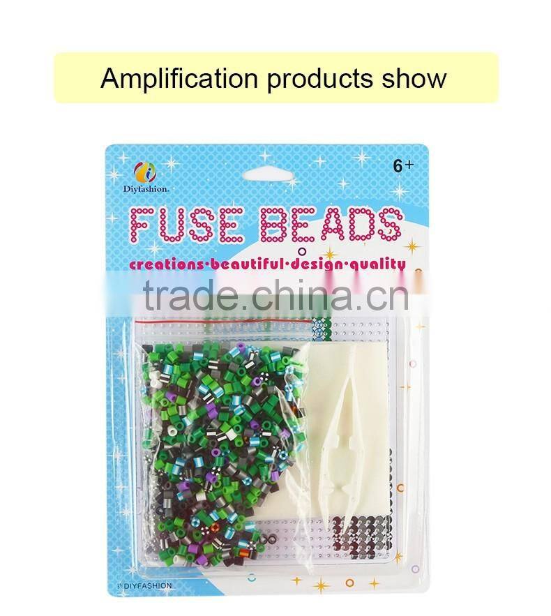 2017 Hot selling off road vehicle DIY education plastic hama fuse beads toys