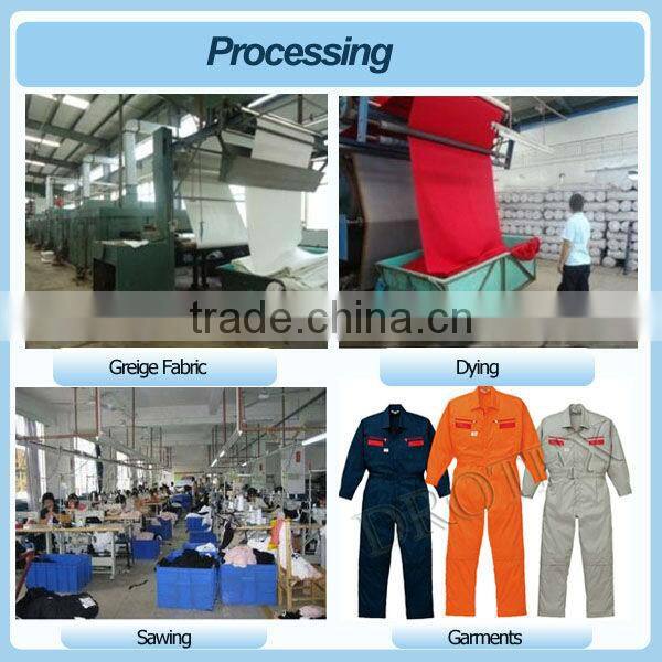 100% cotton non-poisonous anti mosquito & fire proof fabric safety garments