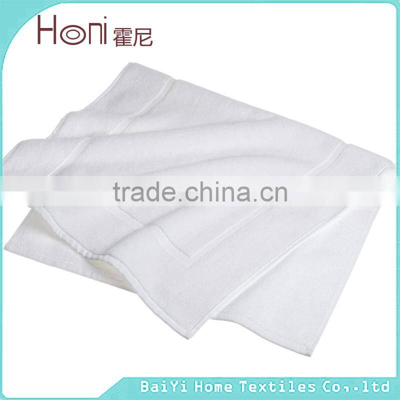 100% cotton plain dyed luxury good quality bath mat
