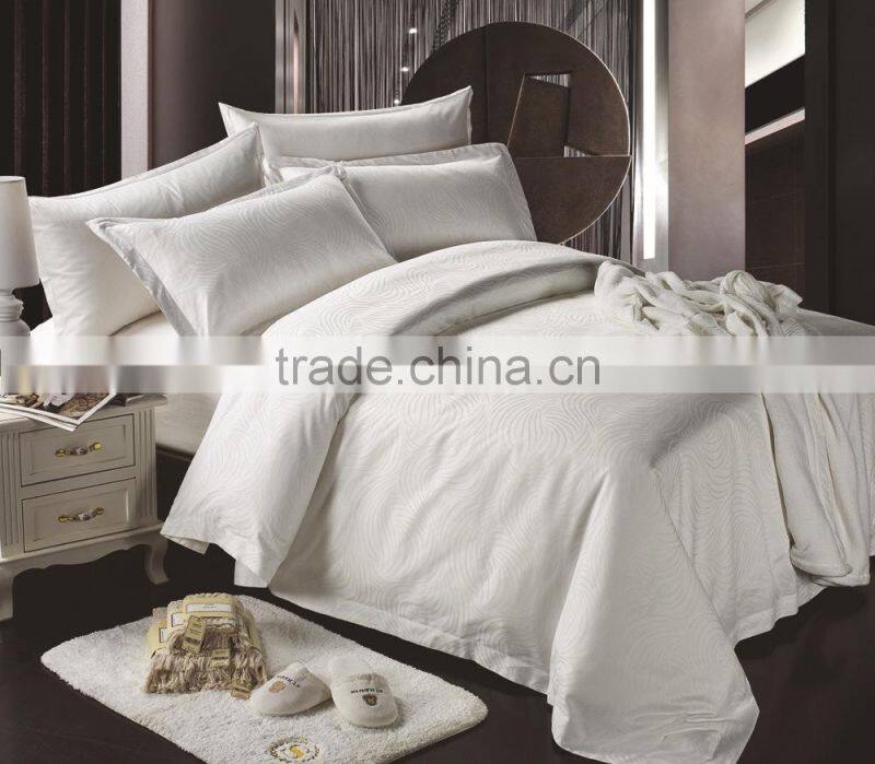 Jacquard hotel duvet cover