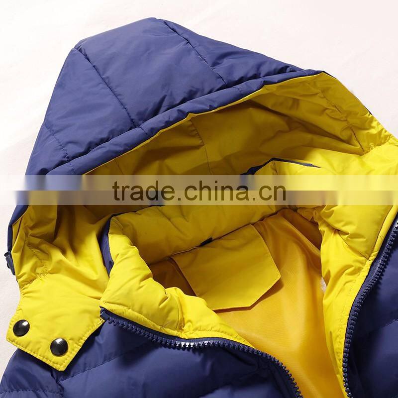2016 new design men's warm and waterproof cotton-padded coat
