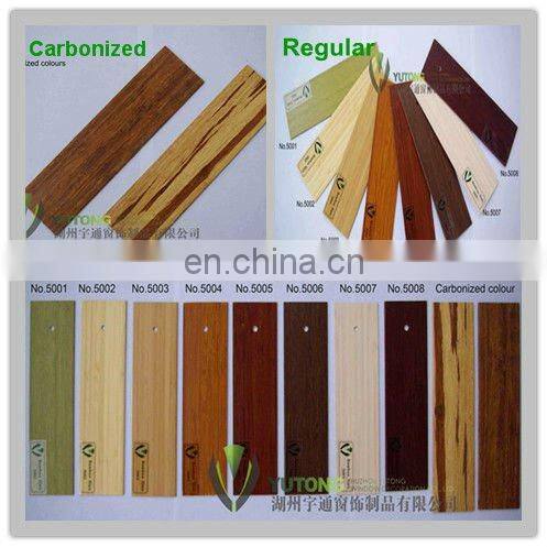 Bamboo venetian blind system window blind