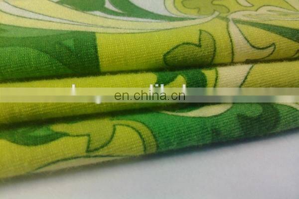 Winfar Textile Hot Sell New Design Indian Printed Rayon Knitted Jersey Fabrics with Spandex for Garment