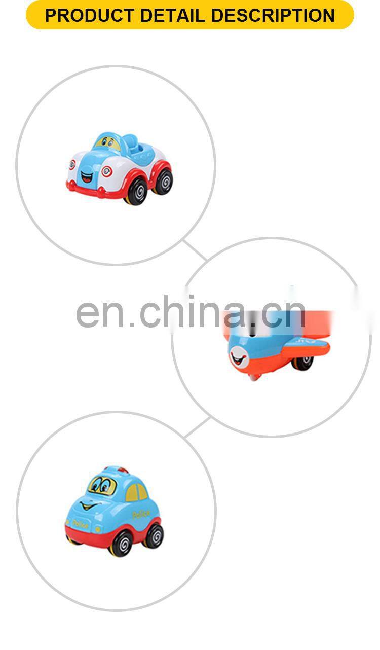 12 pcs cute friction toys car and airplane toys vehicle