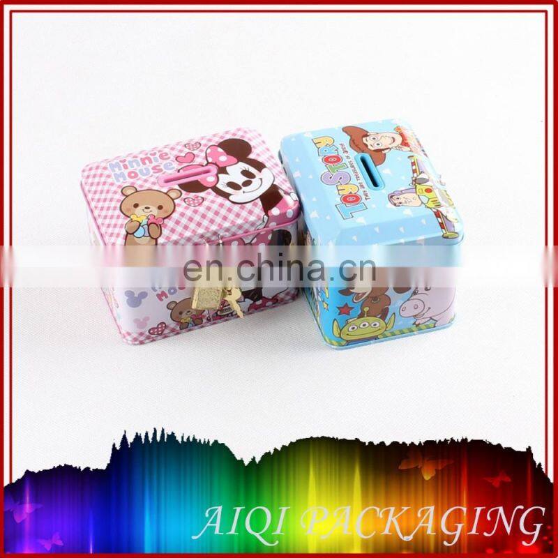 Cola Shaped Coin Tin Box