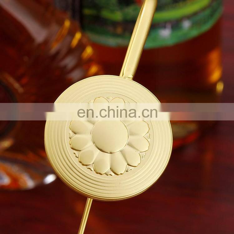 2017 hot sale customed make wholesale factory round metal coin bookmark