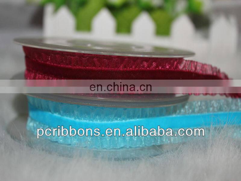 Lace elastic velvet ribbon