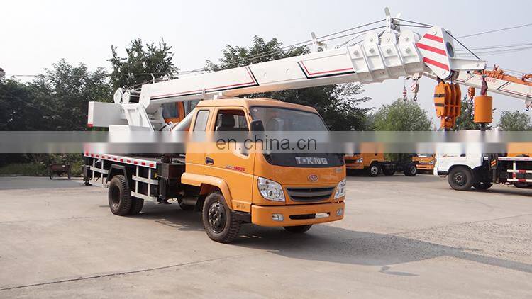 2018 Hot newest China small 8ton wheel truck mounted crane with Cheap price